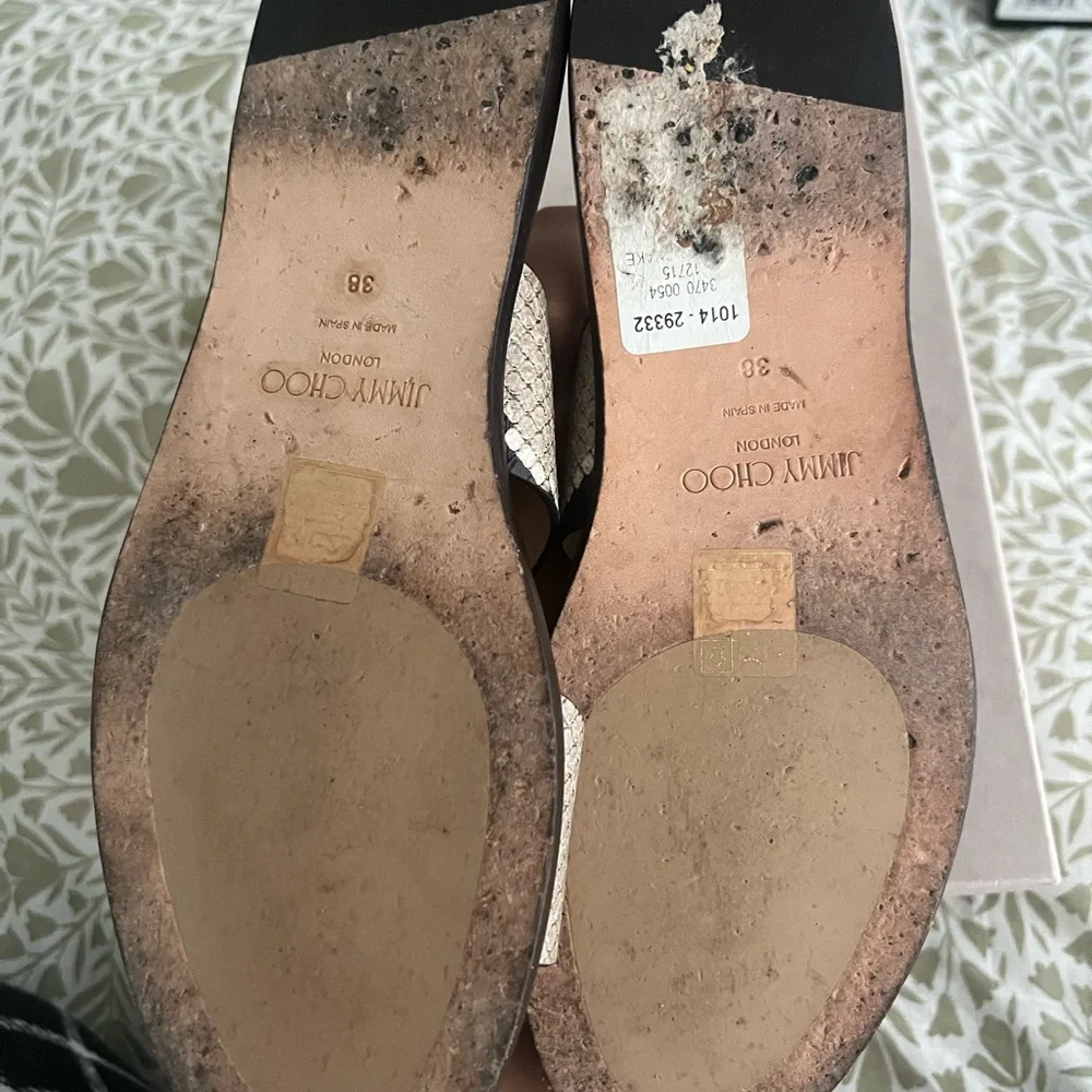 Jimmy Choo slip on sandals - Picture 3 of 5